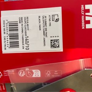 Kids helly hansen bib pants